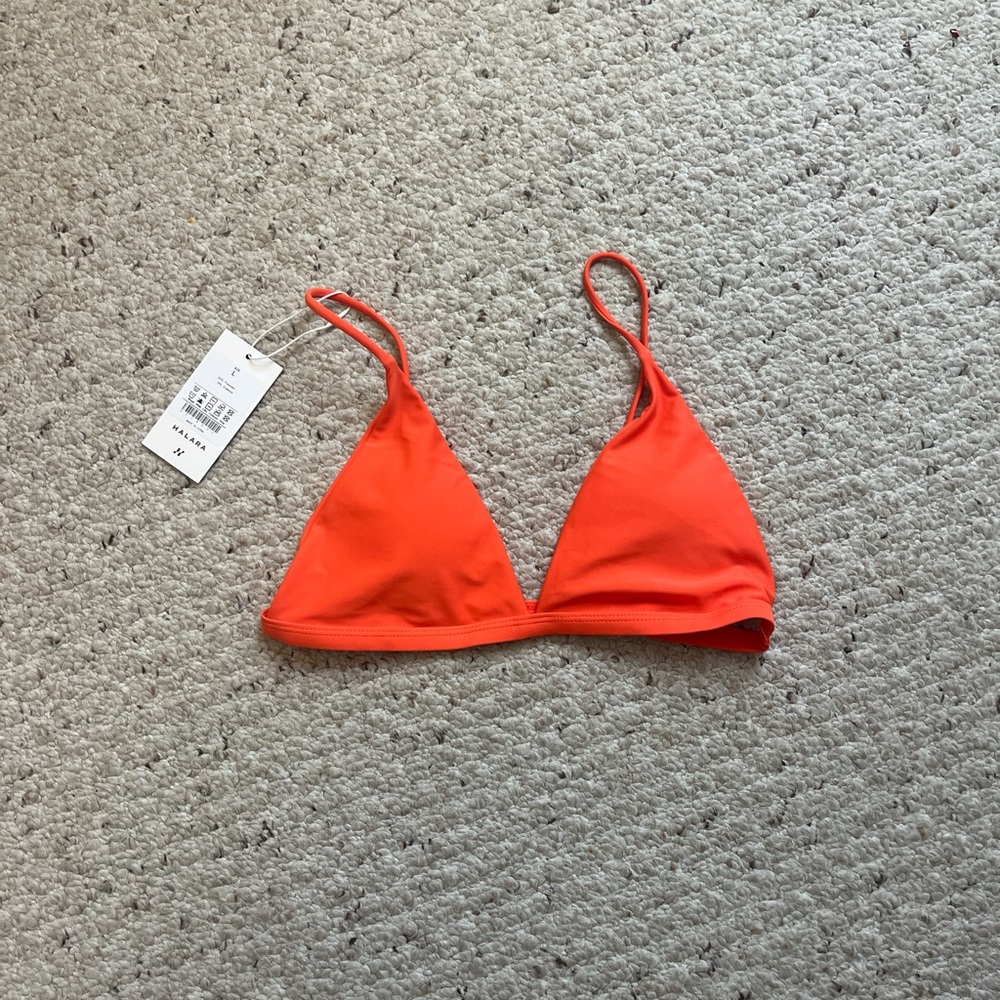 HALARA Vibrant Orange Bikini Top
